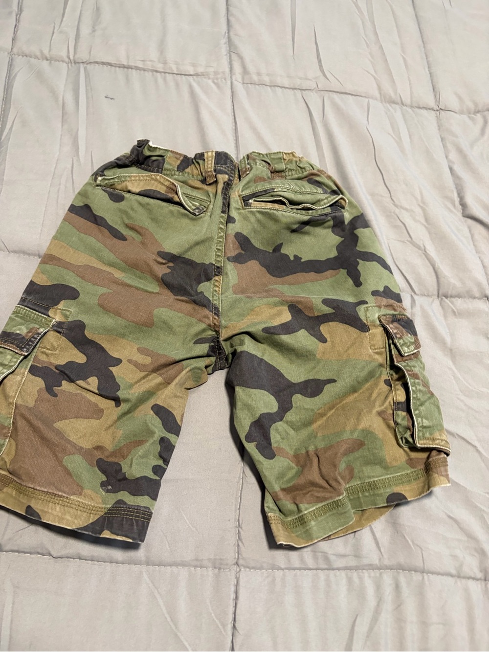 Boys Gap Cargo Shorts - Camo ,Green & Blue (3 PAIRS) - Picture 2 of 9